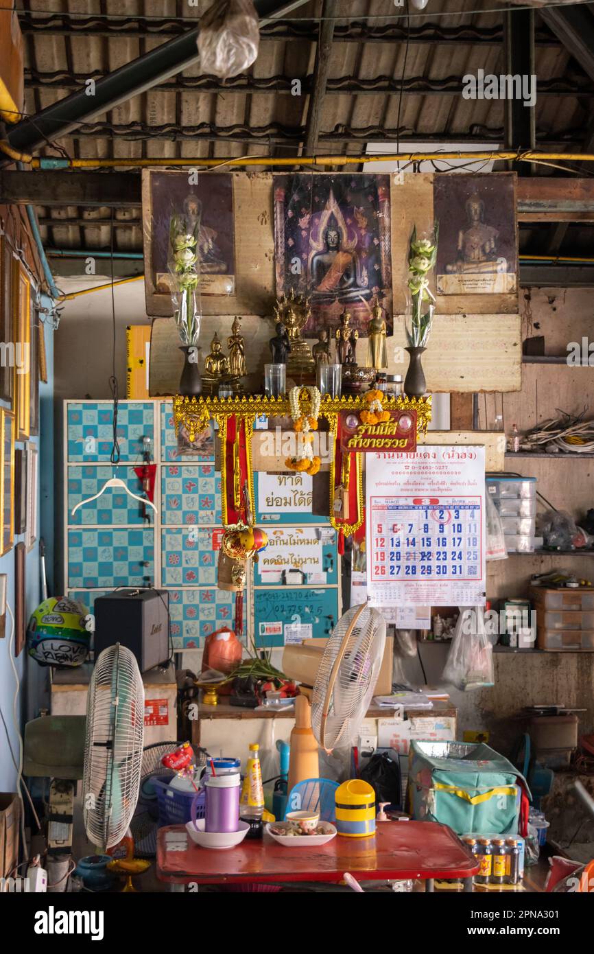 SAMUT PRAKAN, THAÏLANDE, 06 2023 MARS, intérieur du restaurant avec