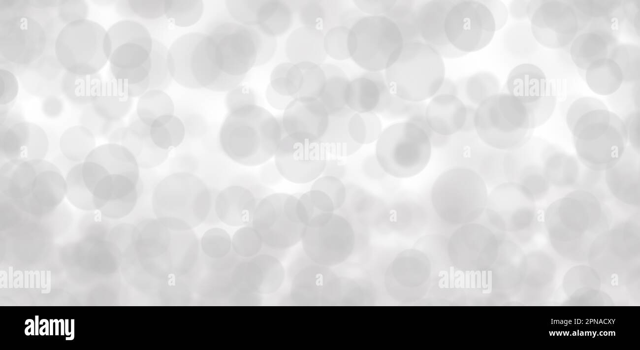 Résumé effet bokeh de lumière isolé sur fond blanc Banque D'Images