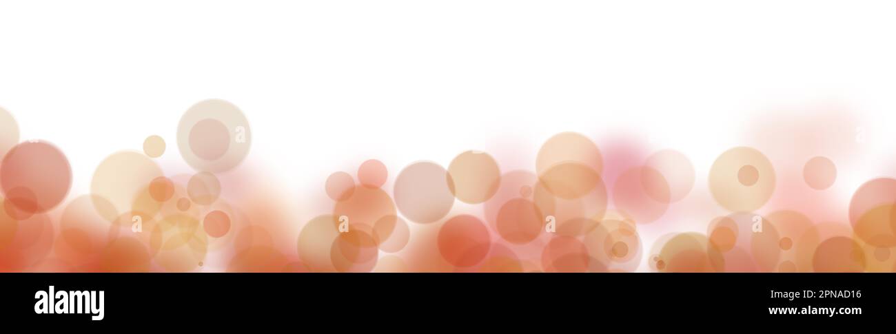 Résumé effet bokeh de lumière isolé sur fond blanc Banque D'Images