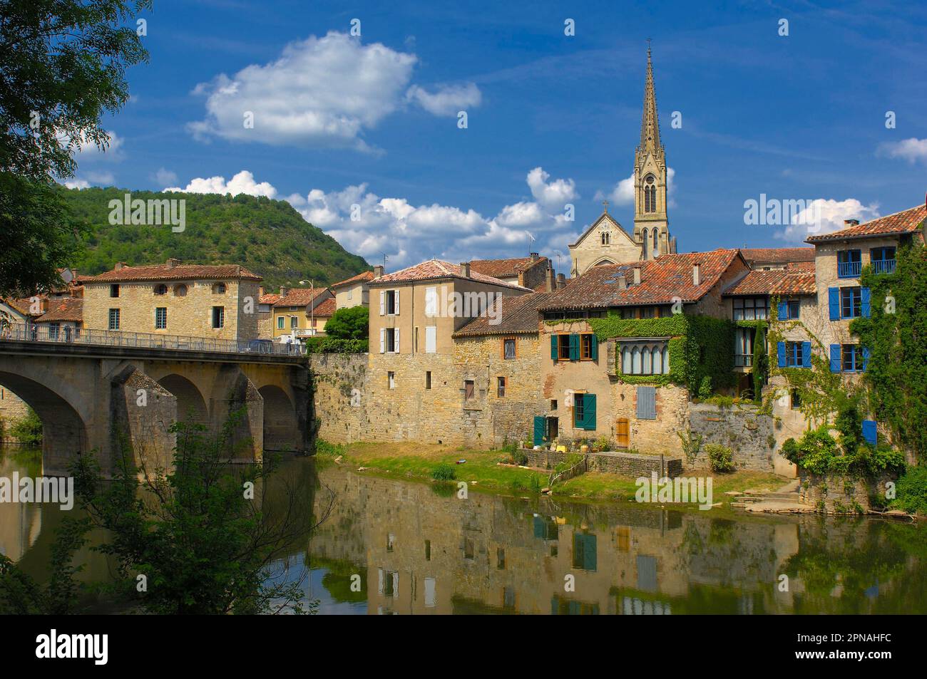 Saint Antonin Noble Val, Aveyron, Tarn et Garonne, région midi-Pyrénées, France Banque D'Images