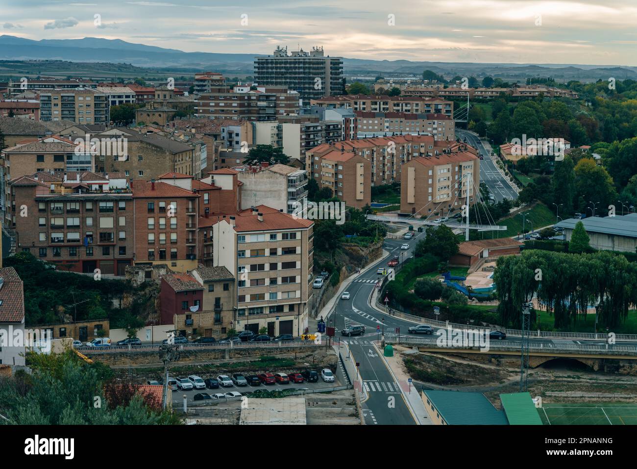 HARO, ESPAGNE - rues dans la capitale de la région viticole de la Rioja, Espagne. Photo de haute qualité Banque D'Images