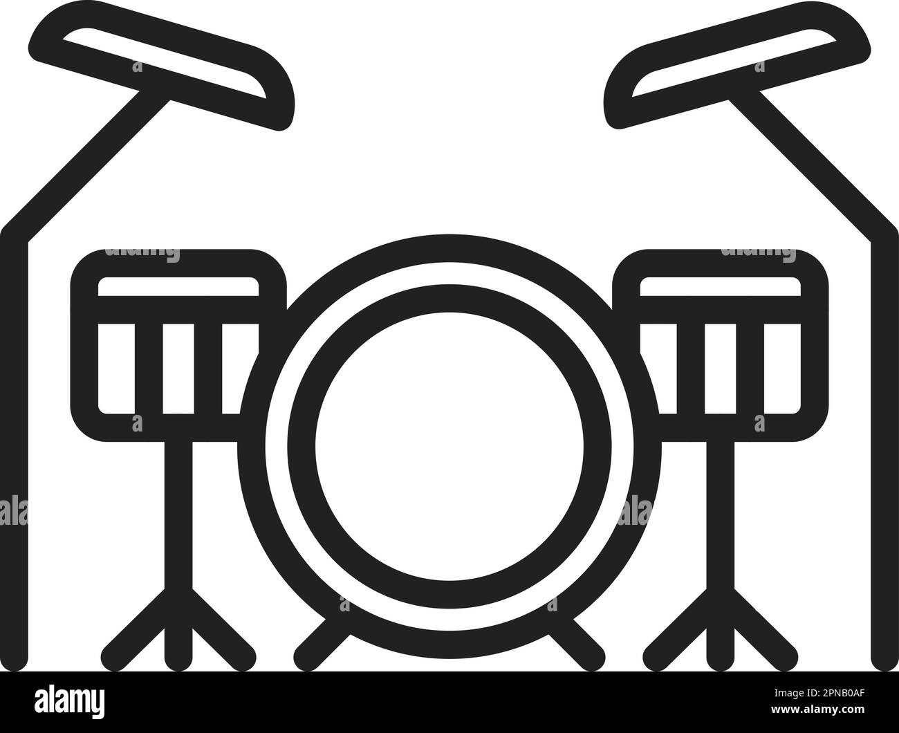 Image vectorielle de l'icône de jeu de tambours. Adapté aux applications mobiles, aux applications Web et aux supports d'impression. Illustration de Vecteur