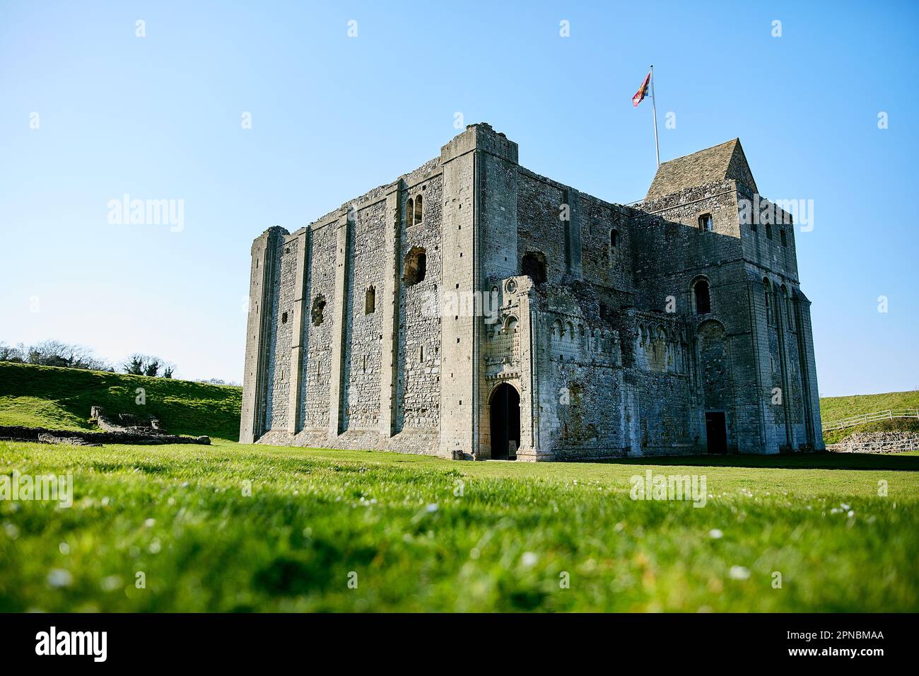 Château Rising Castle, King's Lynn, Norfolk Banque D'Images