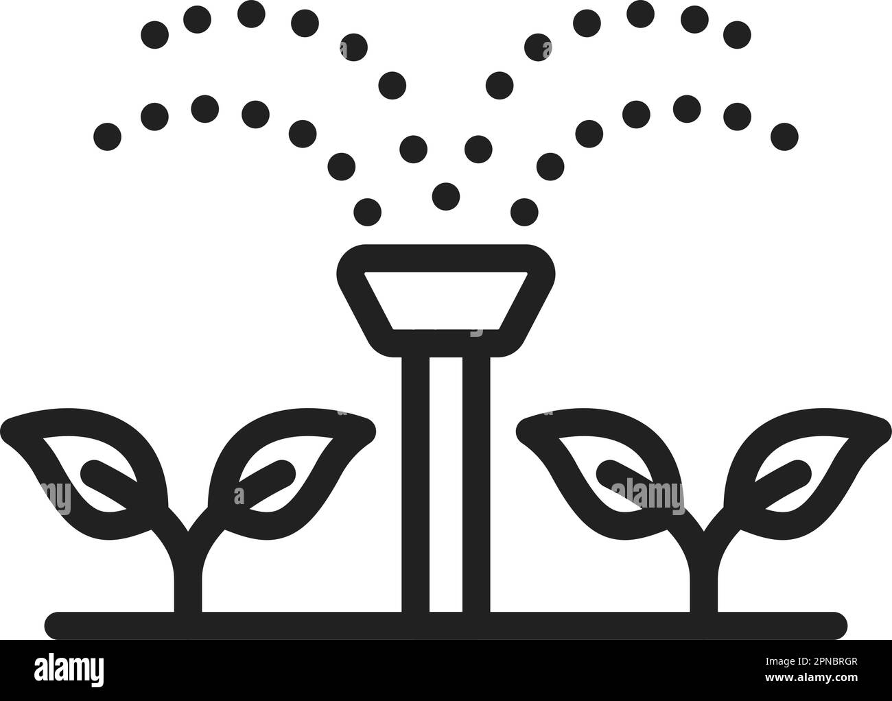 Image vectorielle de l'icône irrigation. Adapté aux applications mobiles, aux applications Web et aux supports d'impression. Illustration de Vecteur