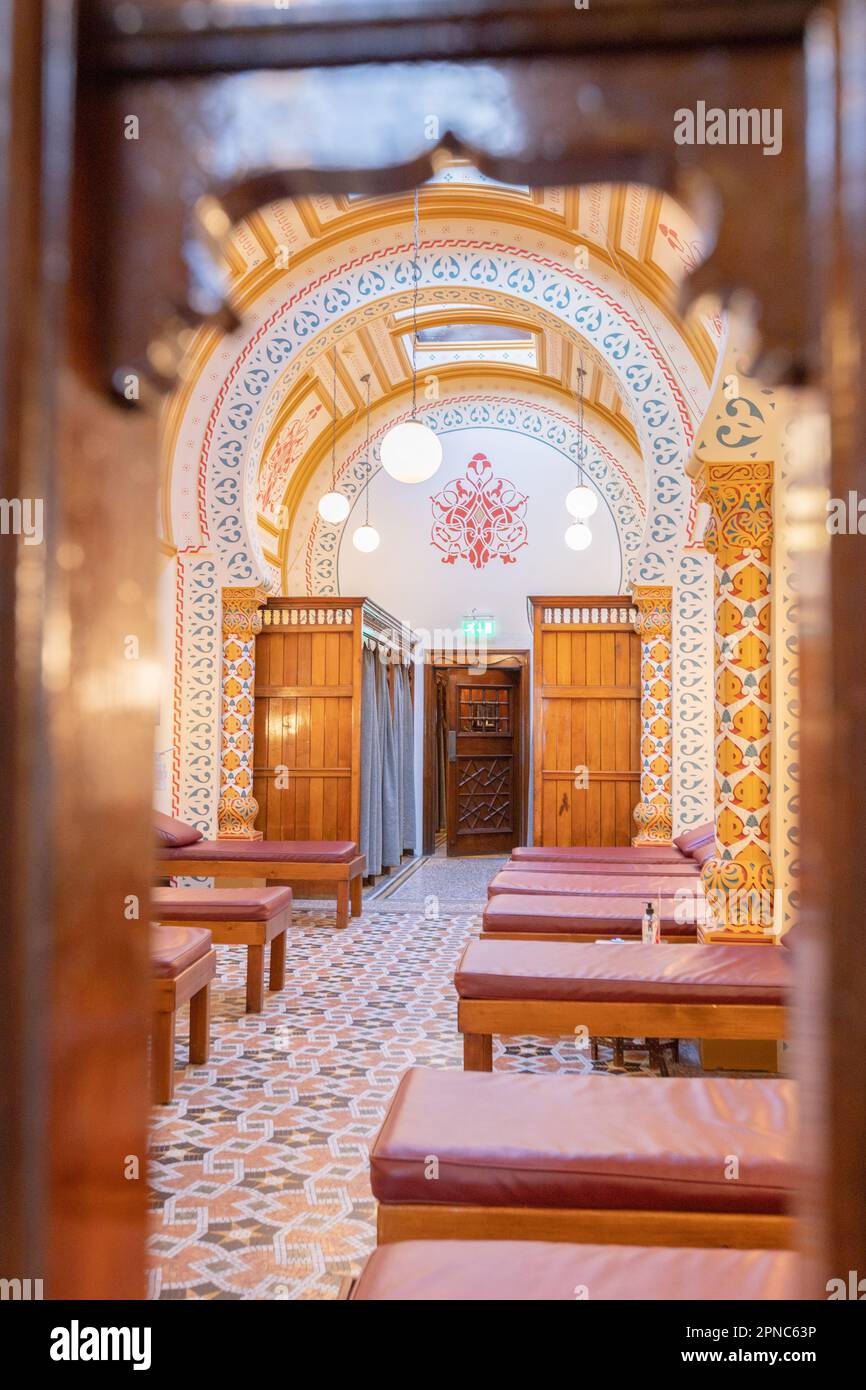 Intérieur des bains turcs de Harrogate le 17th octobre 2022 à Harrogate, Yorkshire, Angleterre. Crédit : nouvelles SMP Banque D'Images
