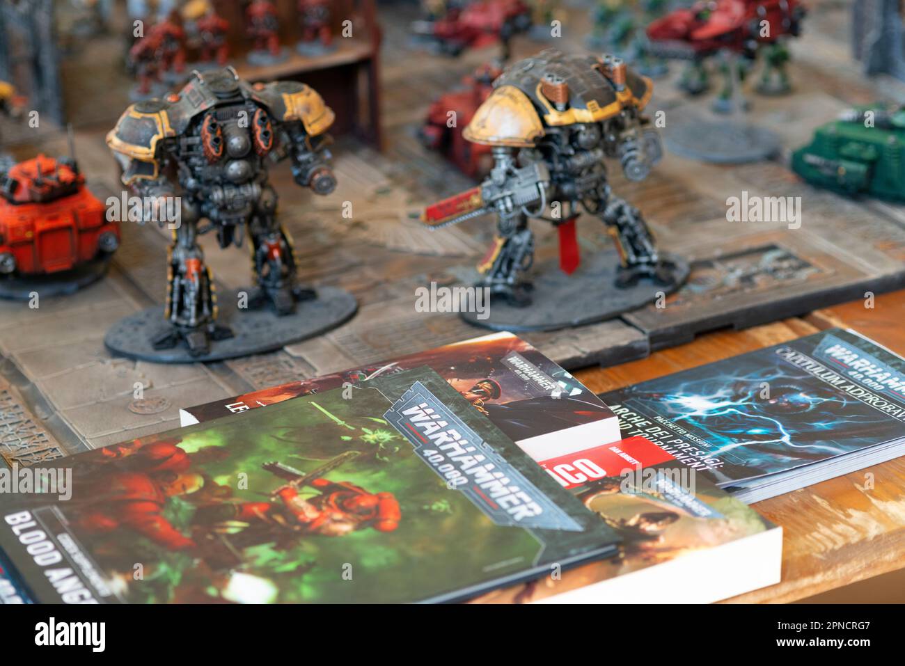 Jeu de figurines d'action, figurine miniature Warhammer 40 000, Livres Banque D'Images