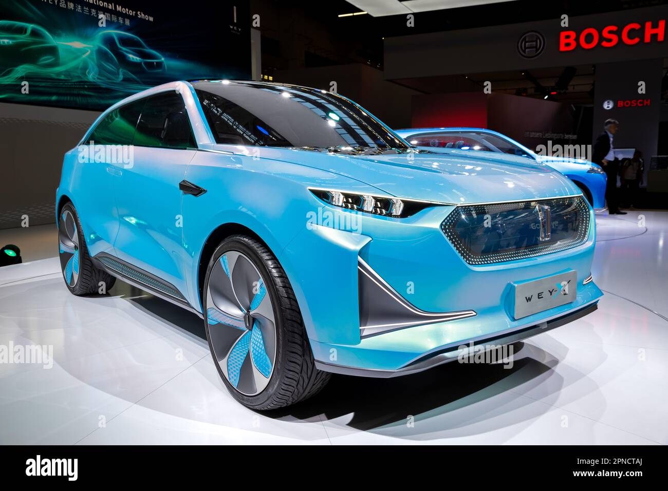 Voiture concept électrique Great Wall Motors WEY-X au salon de l'automobile IAA de Francfort. Allemagne - 10 septembre 2019. Banque D'Images
