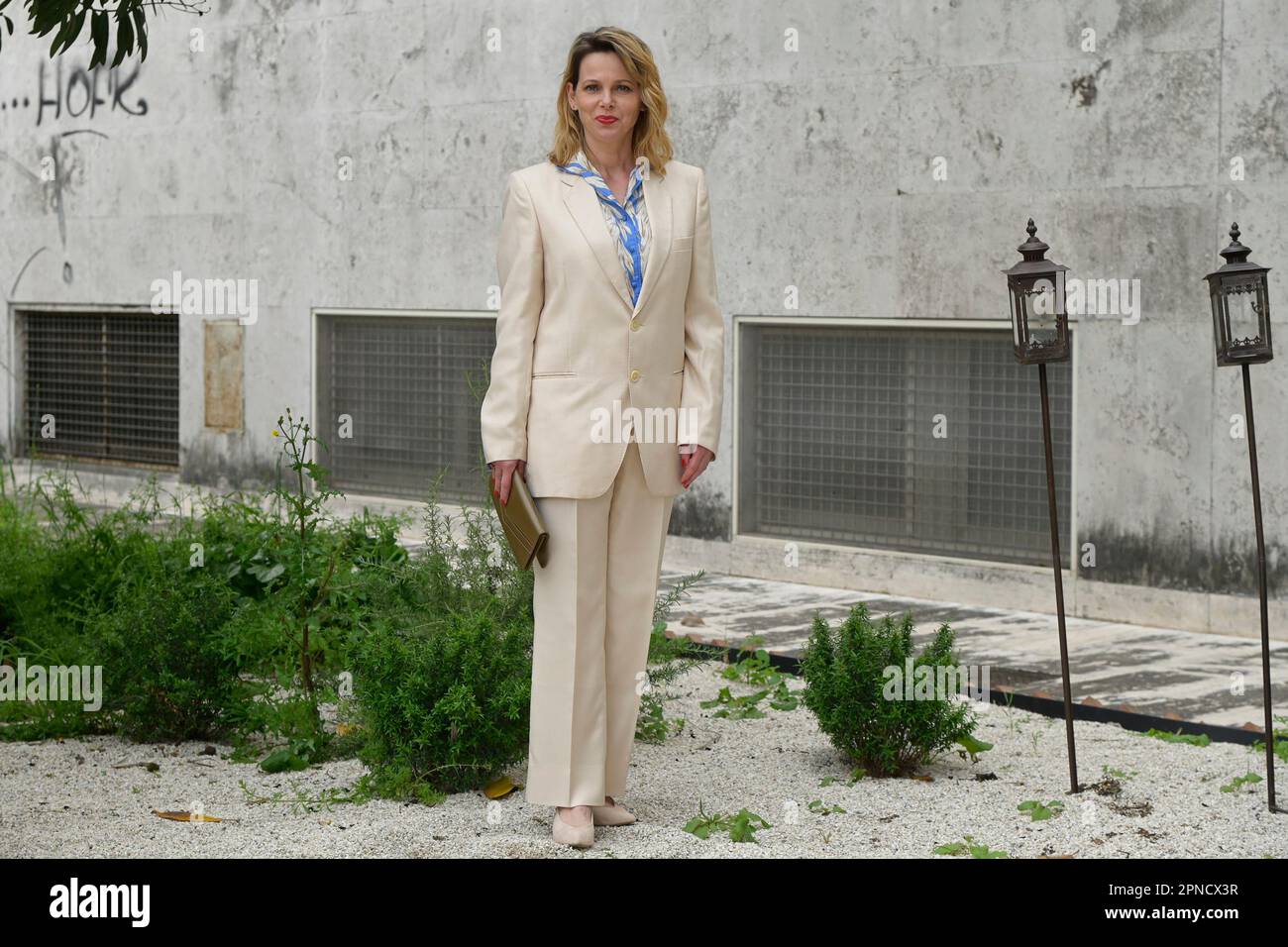 Barbora Bobulova participe à la séance photo du film « il sol dell'avvenire » au cinéma Nuovo Sacher. (Photo de Mario Cartelli / SOPA Images/Sipa USA) Banque D'Images