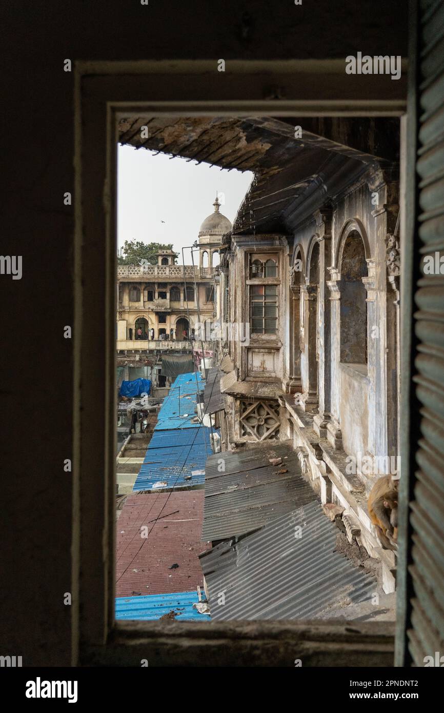 Marché aux épices de la vieille ville de Delhi Banque D'Images