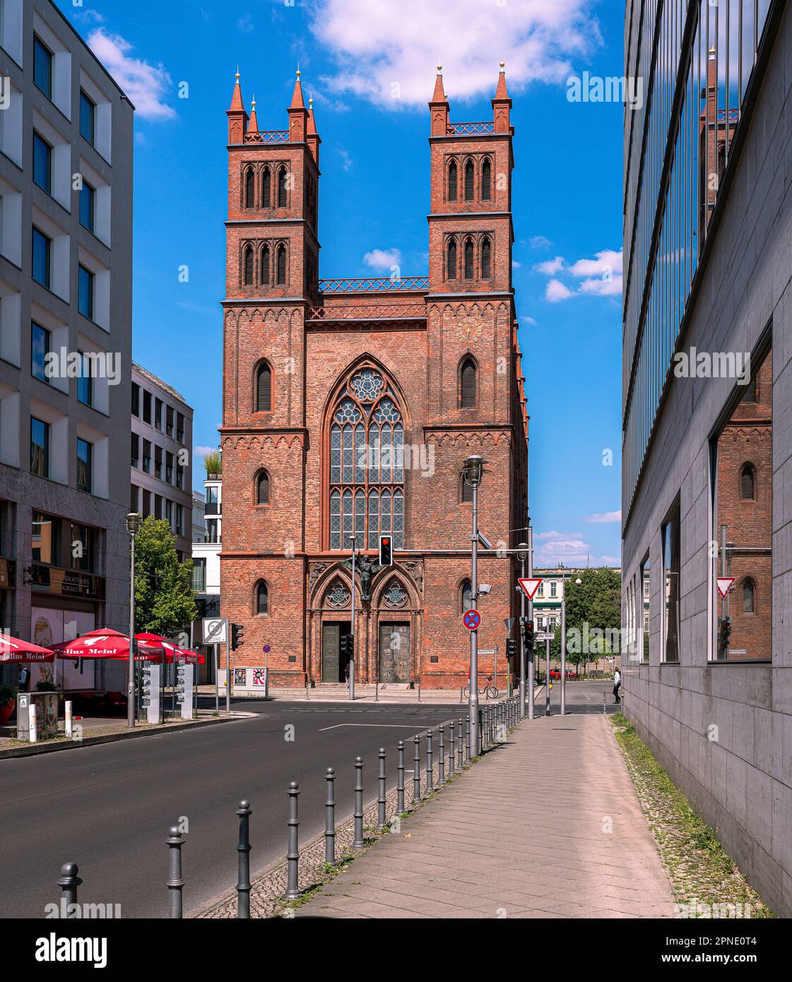 Eglise Friedrichwerdersche à Mitte, Berlin, Allemagne Banque D'Images