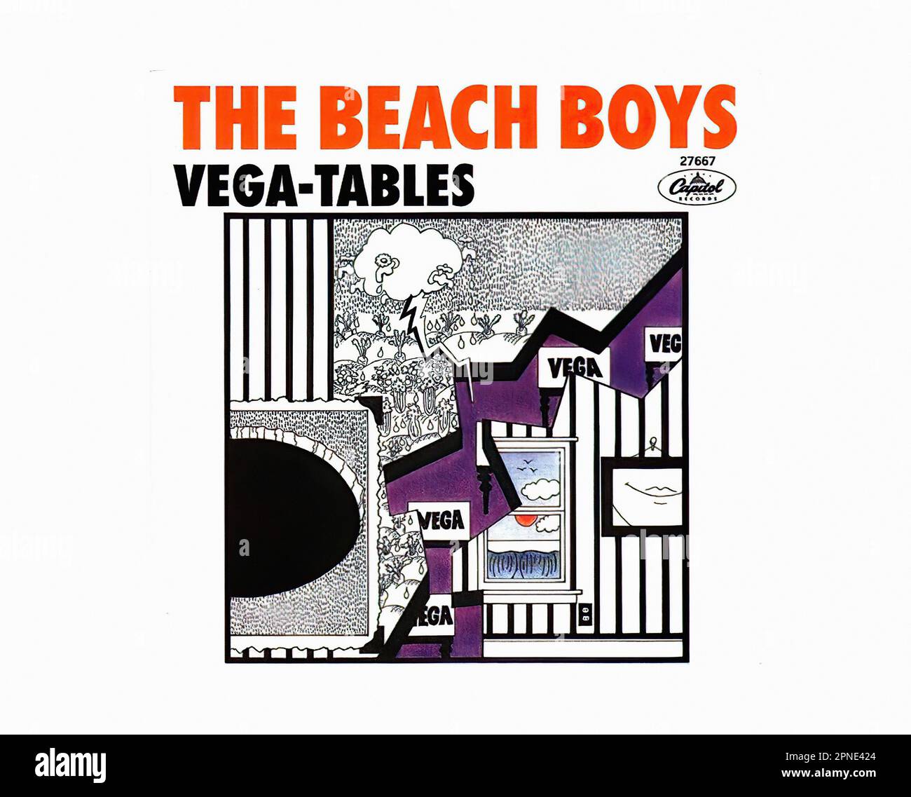 Beach Boys - 2011 11 A - Vintage 45 R.P.M Music Vinyl Record Banque D'Images