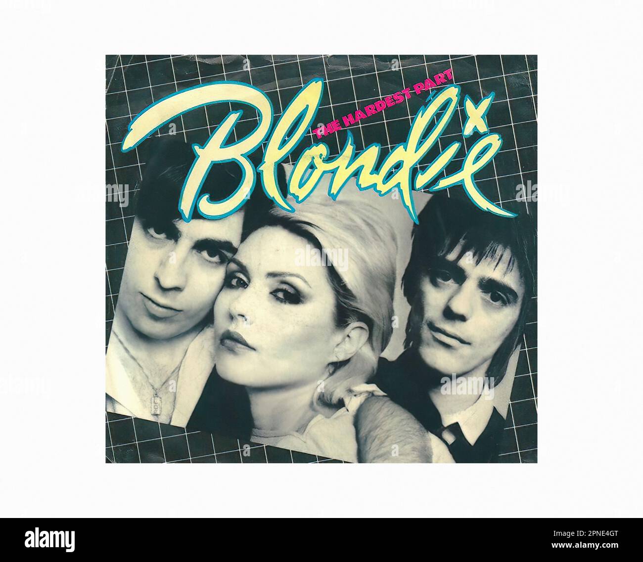 Blondie - 1980 01 - Vintage 45 R.P.M Music Vinyl Record Banque D'Images