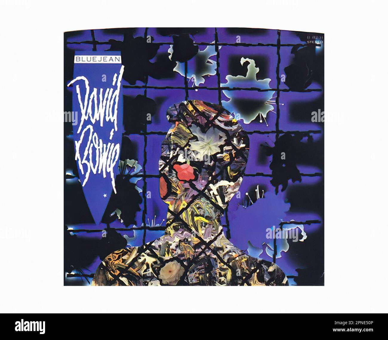 Bowie David - 1984 09 A - Vintage 45 R.P.M Music Vinyl Record Banque D'Images