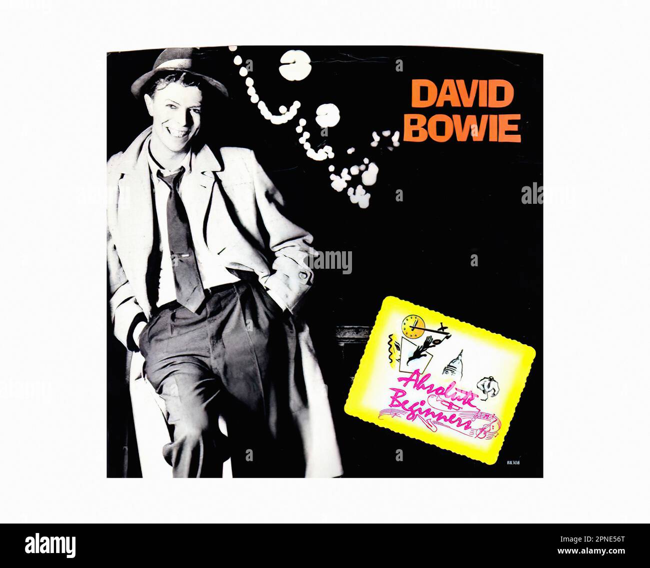 Bowie David - 1986 03 A - Vintage 45 R.P.M Music Vinyl Record Banque D'Images
