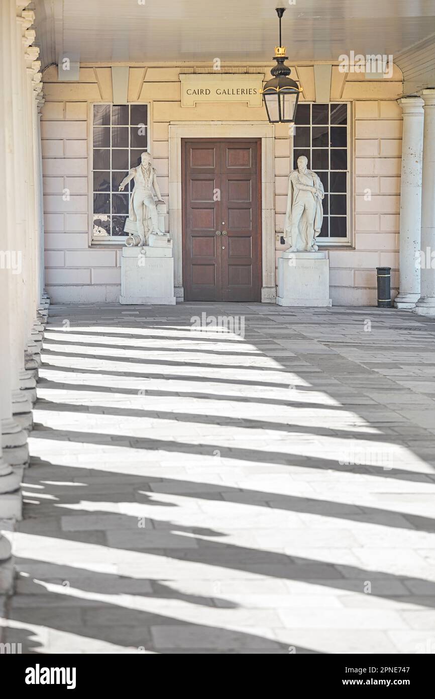 La bibliothèque et les archives de Caird au National Maritime Museum, Greenwich, Londres, Royaume-Uni. Banque D'Images