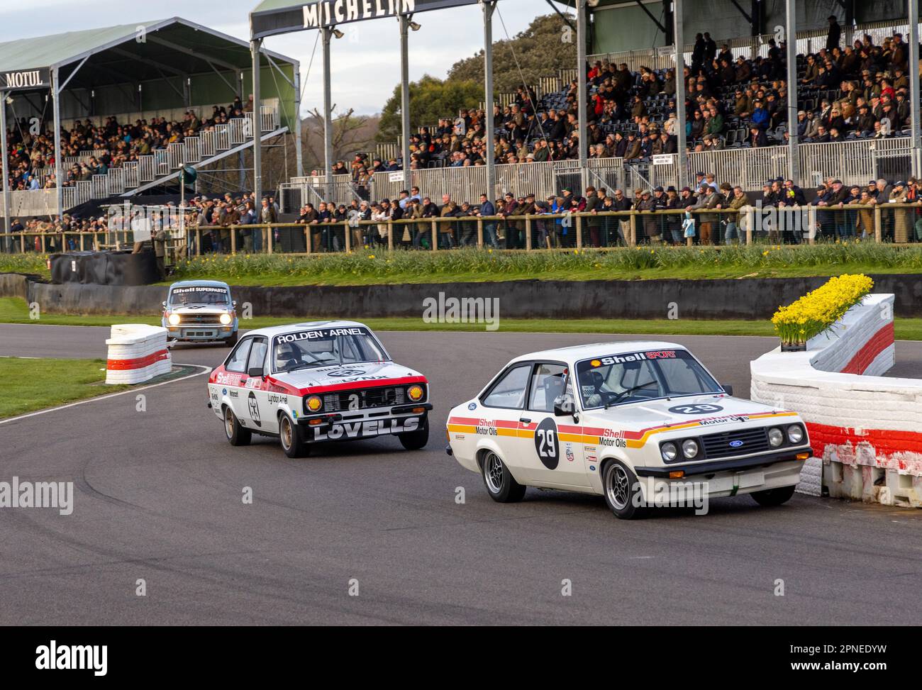 2023 avril - Ford Escort RS2000 - Réunion des membres de Goodwood 80. Banque D'Images