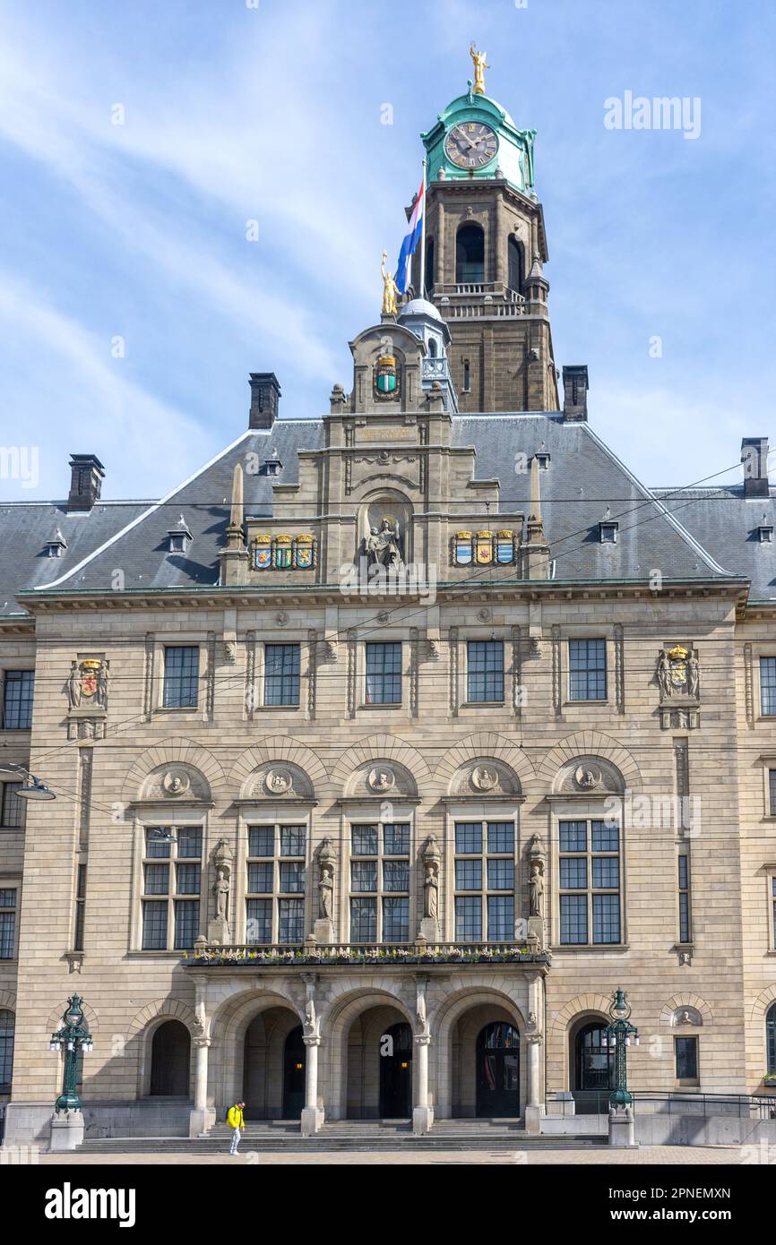 Stadhuis Rotterdam (mairie), Coolsingel, Rotterdam Centrum, Rotterdam, province de la Hollande-Méridionale, Royaume des pays-Bas Banque D'Images