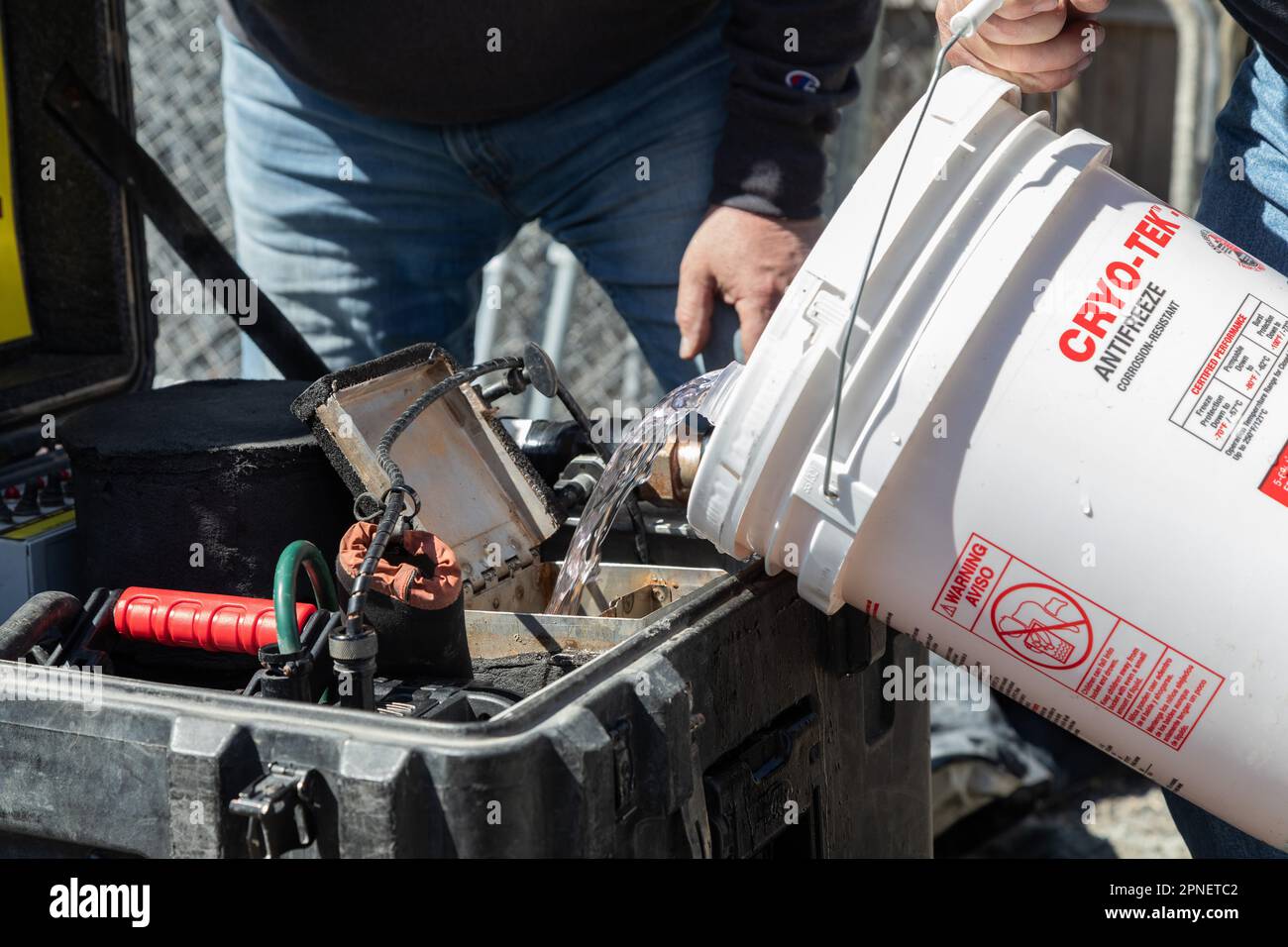 27 mars 2023. Beverly, ma. Test de conductivité thermique. Injection de ...