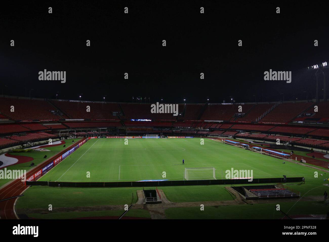 Sao Paulo, Brésil. 18th avril 2023. SP - SAO PAULO - 04/18/2023 - COPA SUL-AMERICANA 2023, SAO PAULO X PUERTO CABELLO - vue générale du stade Morumbi pour le match entre Sao Paulo et Puerto Cabello pour le championnat Copa Sudamericana 2023. Photo: Ettore Chiereguini/AGIF/Sipa USA crédit: SIPA USA/Alay Live News Banque D'Images