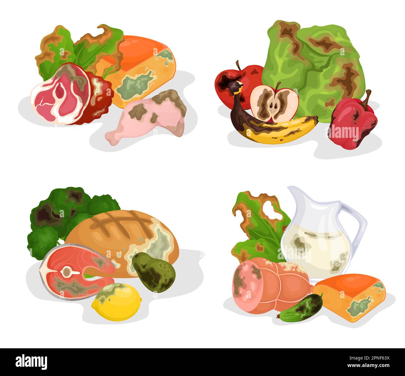 Odeur d'oeuf pourri Banque d'images vectorielles - Alamy