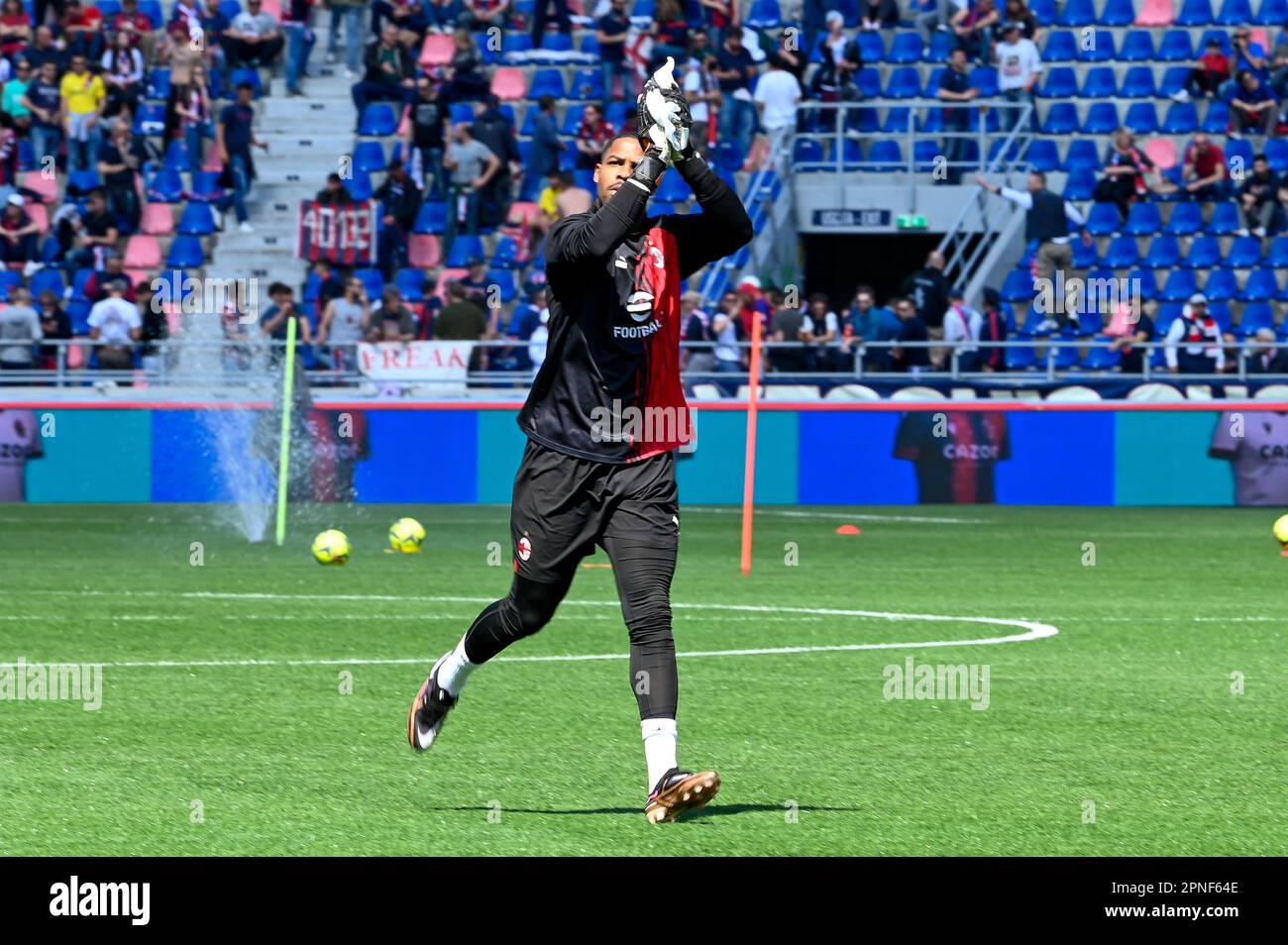 Stade Renato Dall'Ara, Bologne, Italie, 15 avril 2023, Mike Maignan, de