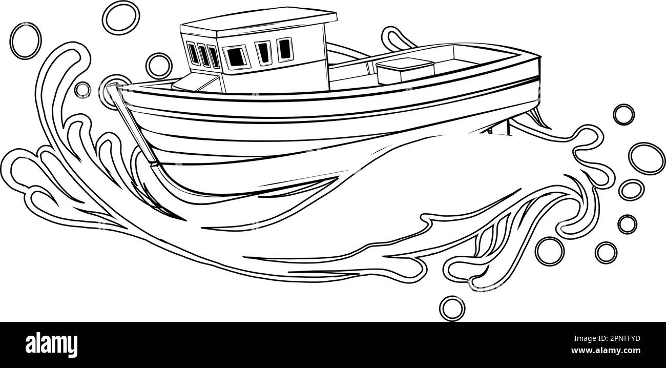 bateau bateau yacht transport icône vecteur illustration logo modèle Illustration de Vecteur