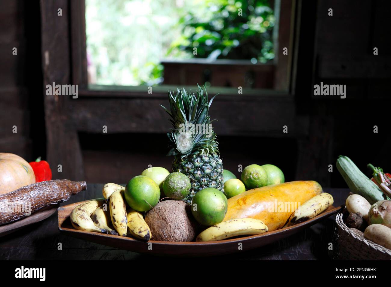 Zeste de fruits frais, Costa Rica Banque D'Images