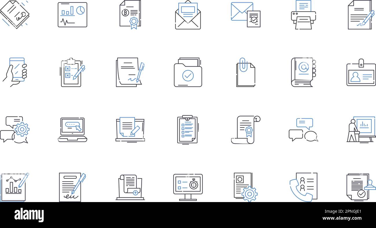 Création d'une collection d'icônes de ligne. Bricolage, fait à la main, artistique, Upcyclisme, Sculpture, Tricoter, motif de broderie et illustration linéaire. Courtepointe, papier Illustration de Vecteur