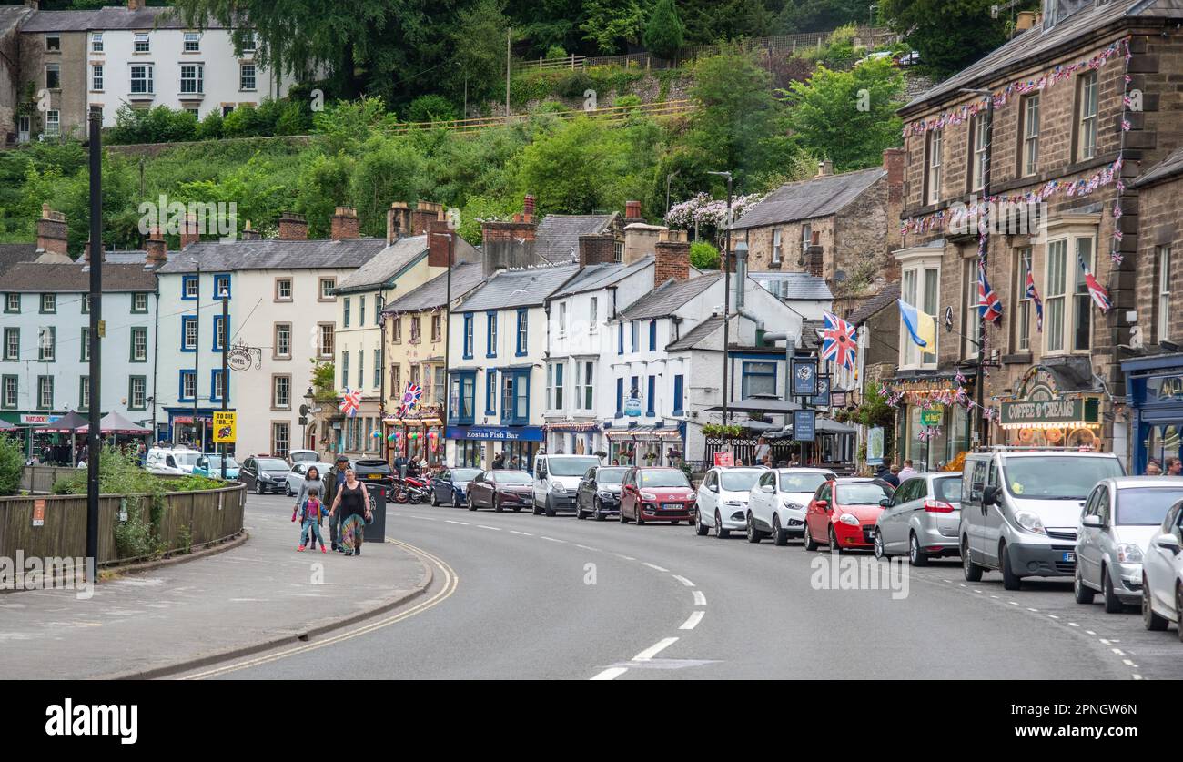 Matlock Bath, Angleterre Banque D'Images