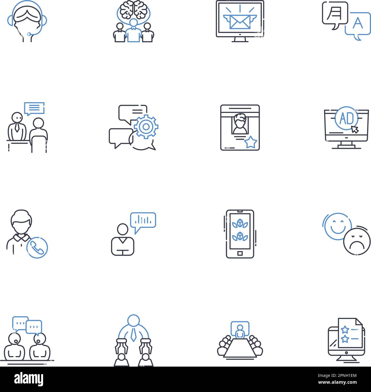 Collection d'icônes de ligne de livraison. Messagerie, expédition, expédition, transport, colis, Envoi, vecteur de transport et illustration linéaire. Logistique, livraison Illustration de Vecteur