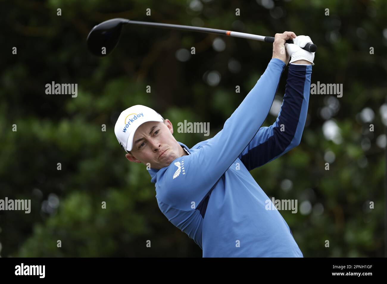 Photo du dossier en date du 15-07-2022 de Matt Fitzpatrick qui croit que c'était un "no-brainer" d'utiliser l'un des avantages d'être un grand champion pour s'associer à son frère Alex dans le Zurich Classic à la Nouvelle-Orléans. Date de publication : mercredi 19 avril 2023. Banque D'Images