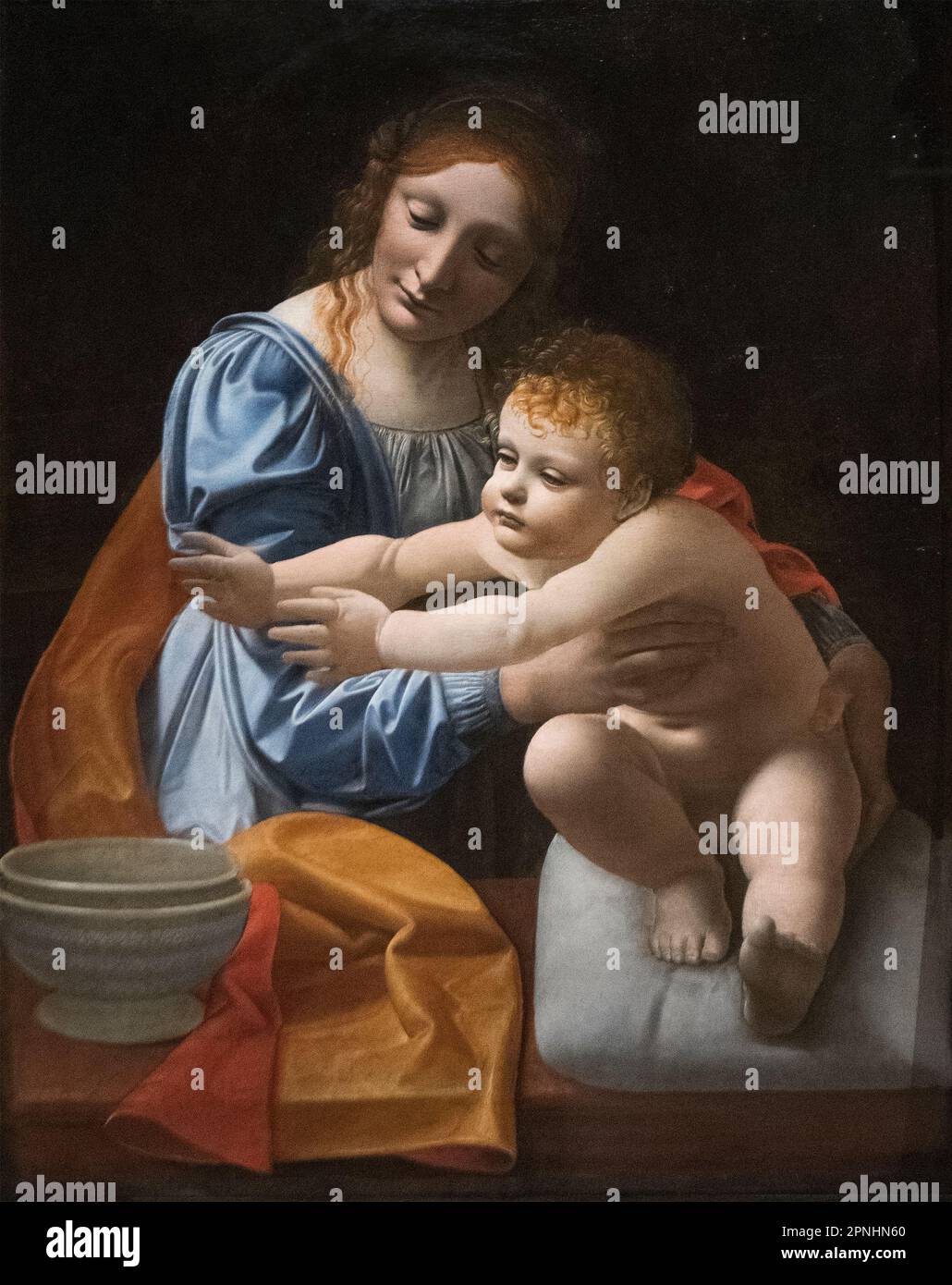 Giovanni Boltraffio: 'Vierge à l'enfant' (1495-1496) Banque D'Images