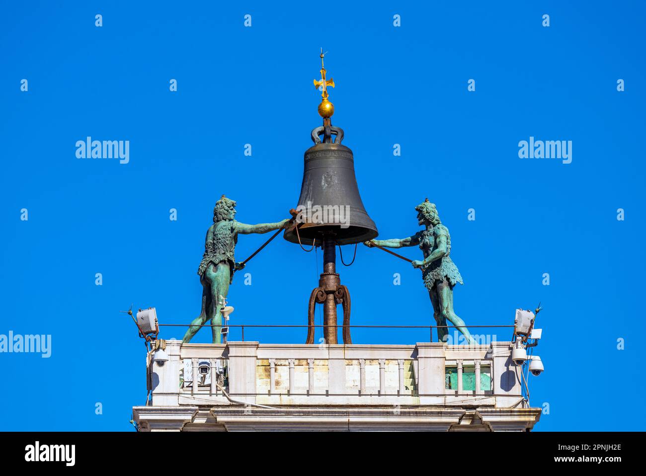 Clocktower de St Marc (Torre dell'Orologio), Venise, Vénétie, Italie Banque D'Images