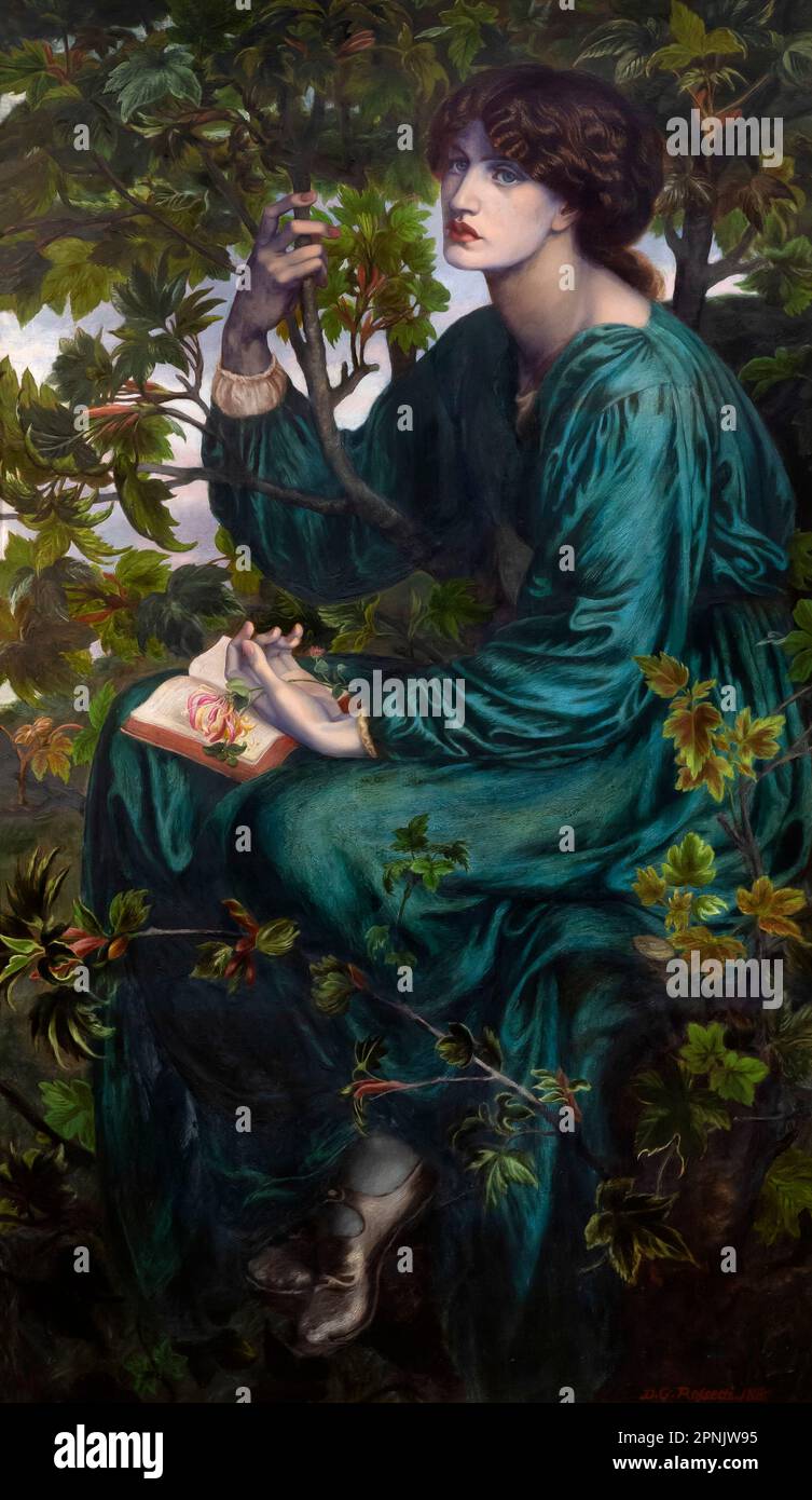 Le Rêve De La Journée, Dante Gabriel Rossetti, 1880, Banque D'Images