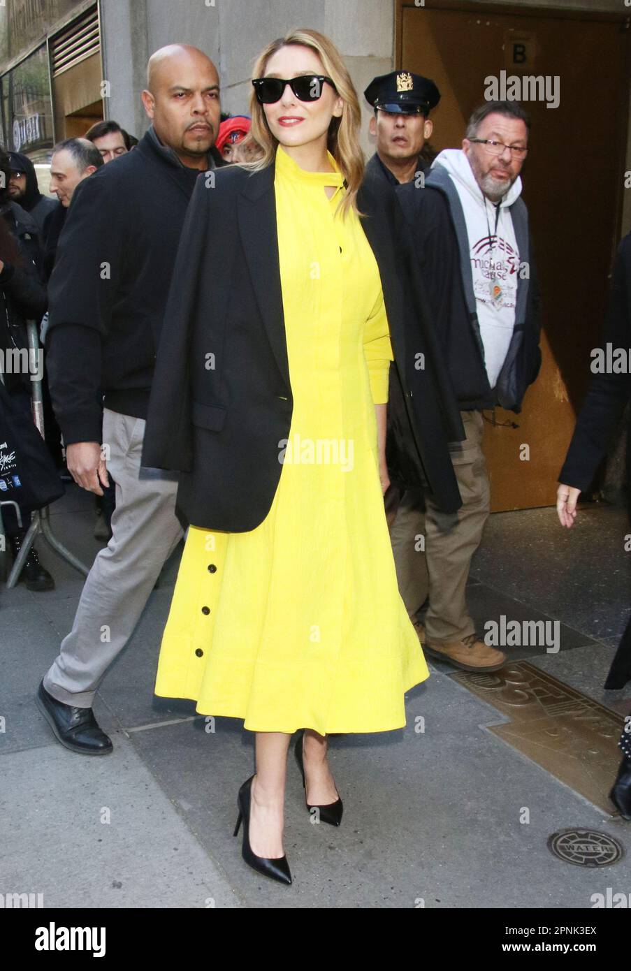 New York, NY, États-Unis. 19th avril 2023. Elizabeth Olsen a été vue au salon d'aujourd'hui de la NBC à New York sur 19 avril 2023. Crédit : RW/Media Punch/Alamy Live News Banque D'Images