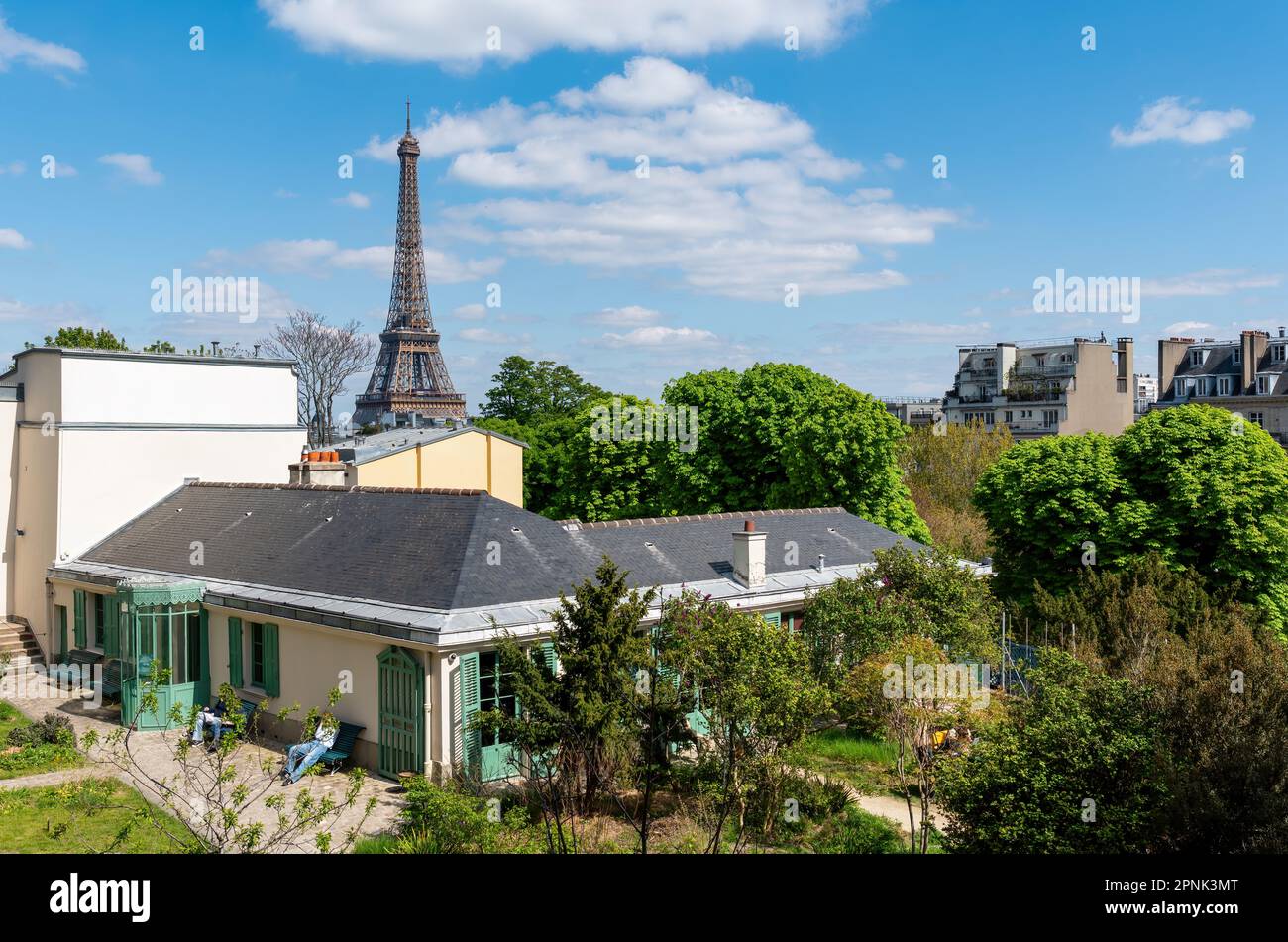 Musée de la Maison de Balzac - Paris, France Banque D'Images