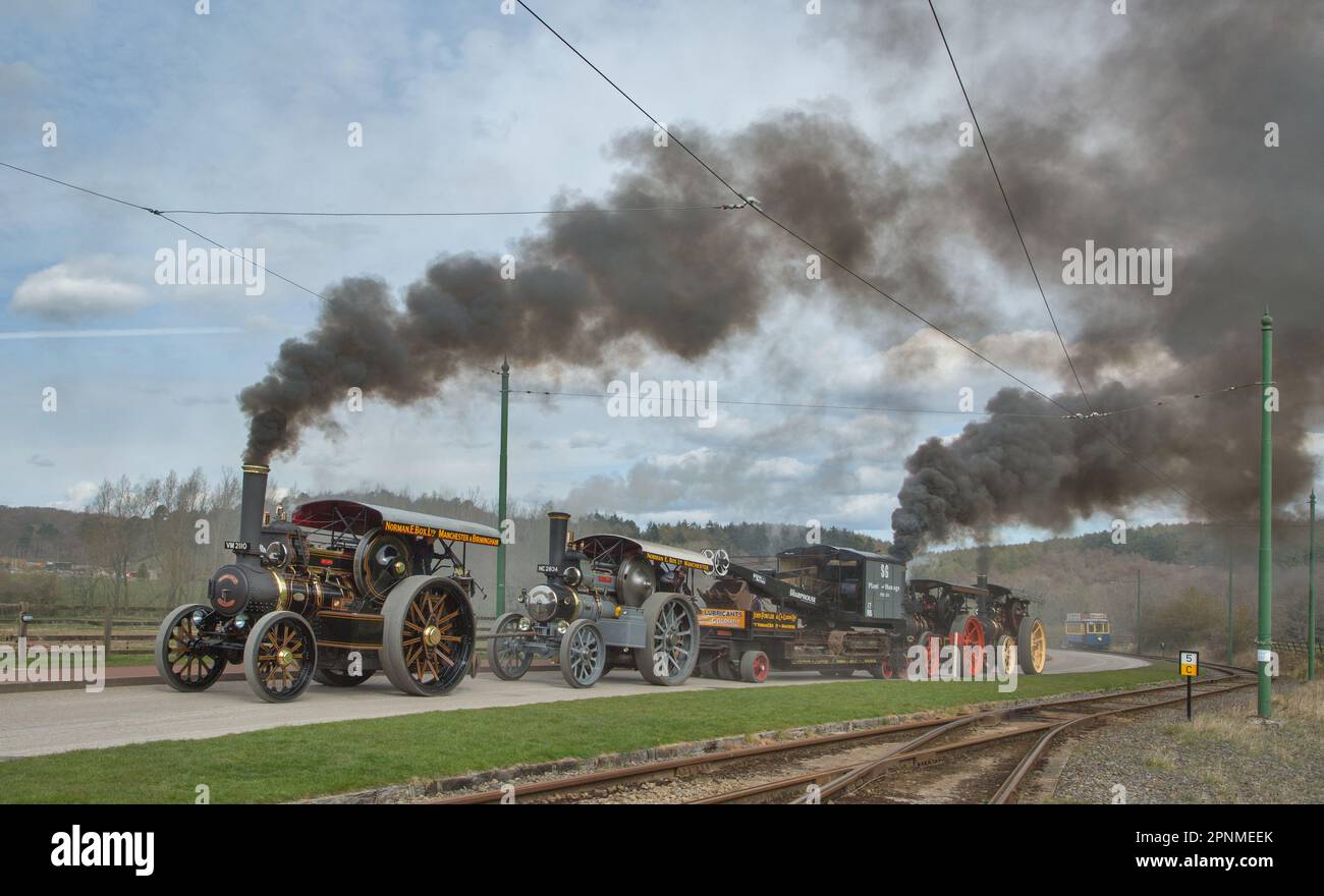 Transport lourd au musée Beamish. Banque D'Images