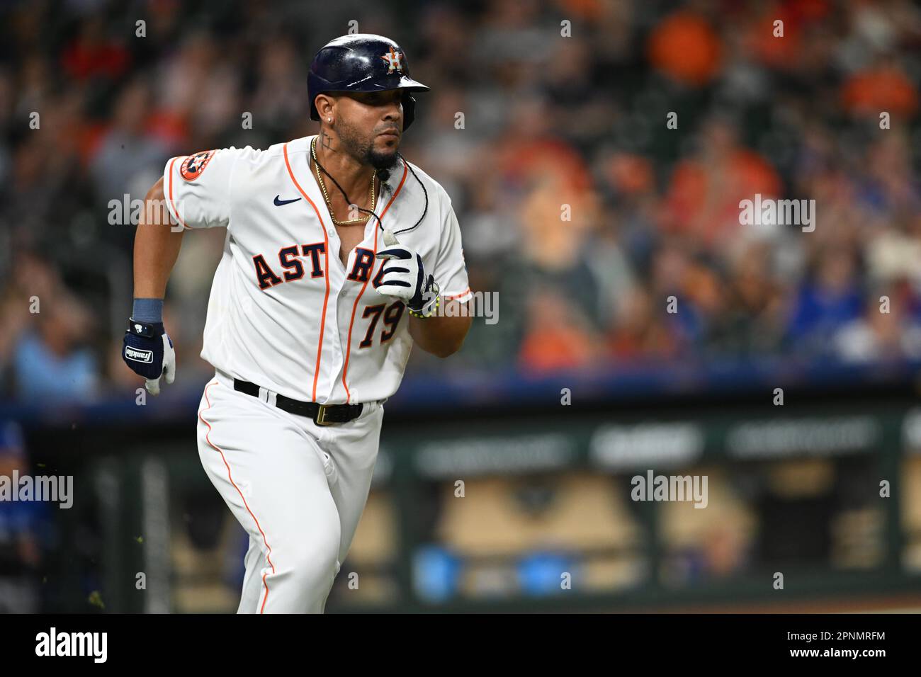 Houston Astros first baseman Jose Abreu works during a spring training  baseball game against the Miami Marlins, Sunday, March 19, 2023, in  Jupiter, Fla. (AP Photo/Lynne Sladky Stock Photo - Alamy