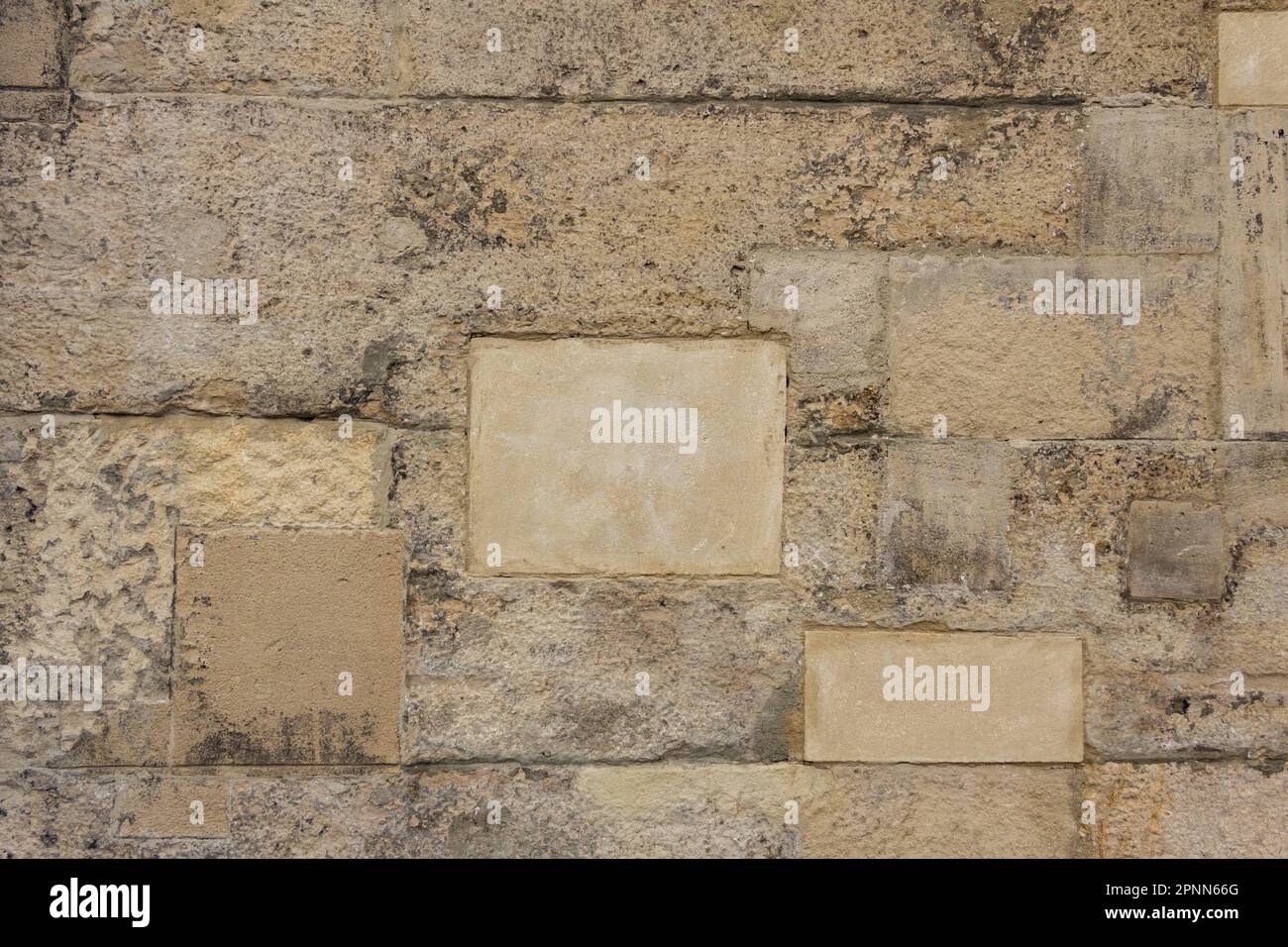 Fragment du mur d'un ancien bâtiment. Arrière-plan du texte Banque D'Images