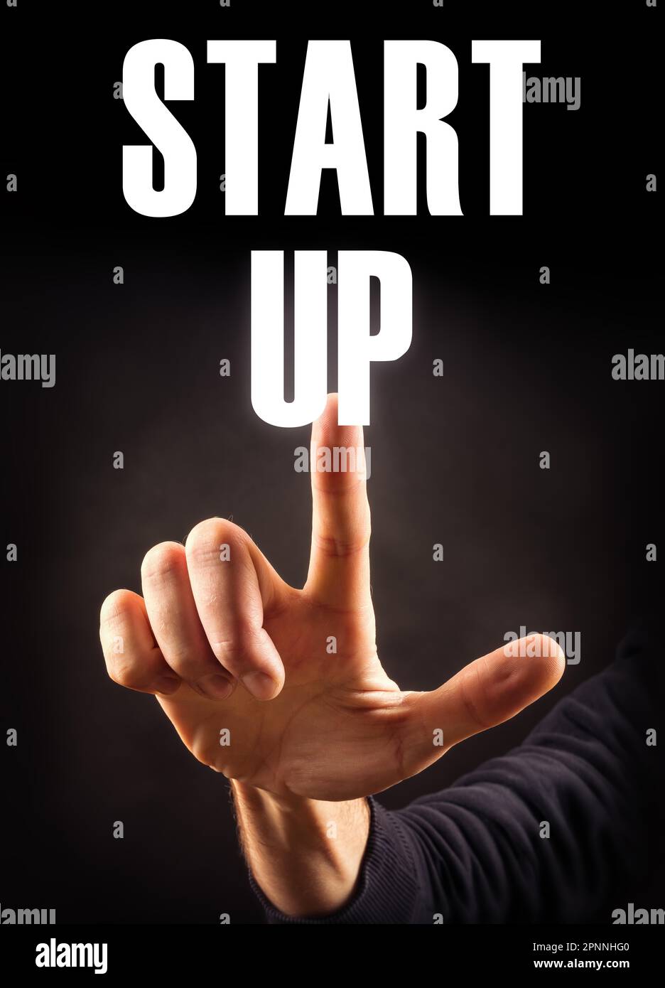 illustration d'un concept de démarrage Banque D'Images