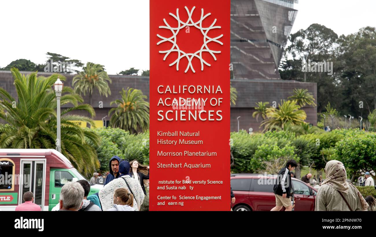 San Francisco, États-Unis - août 2019 : l'Académie des sciences de Californie est une institution scientifique et éducative de renommée à San Francisco, avec un mu Banque D'Images