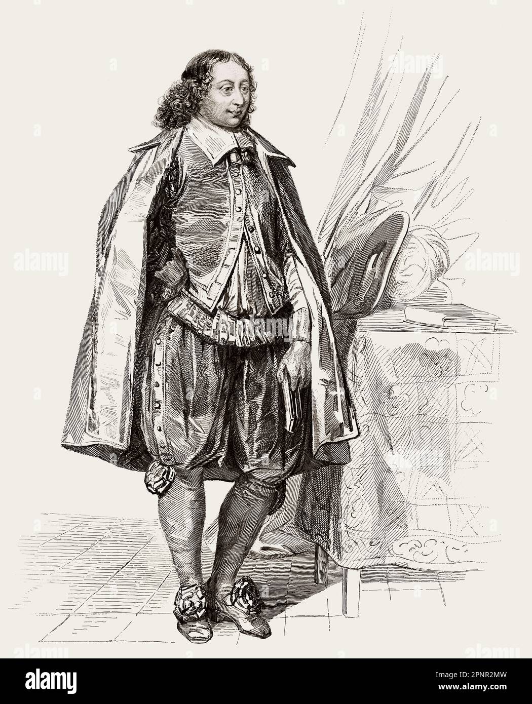 Blaise Pascal, 1623 – 1662, mathématicien français et théologien catholique Banque D'Images