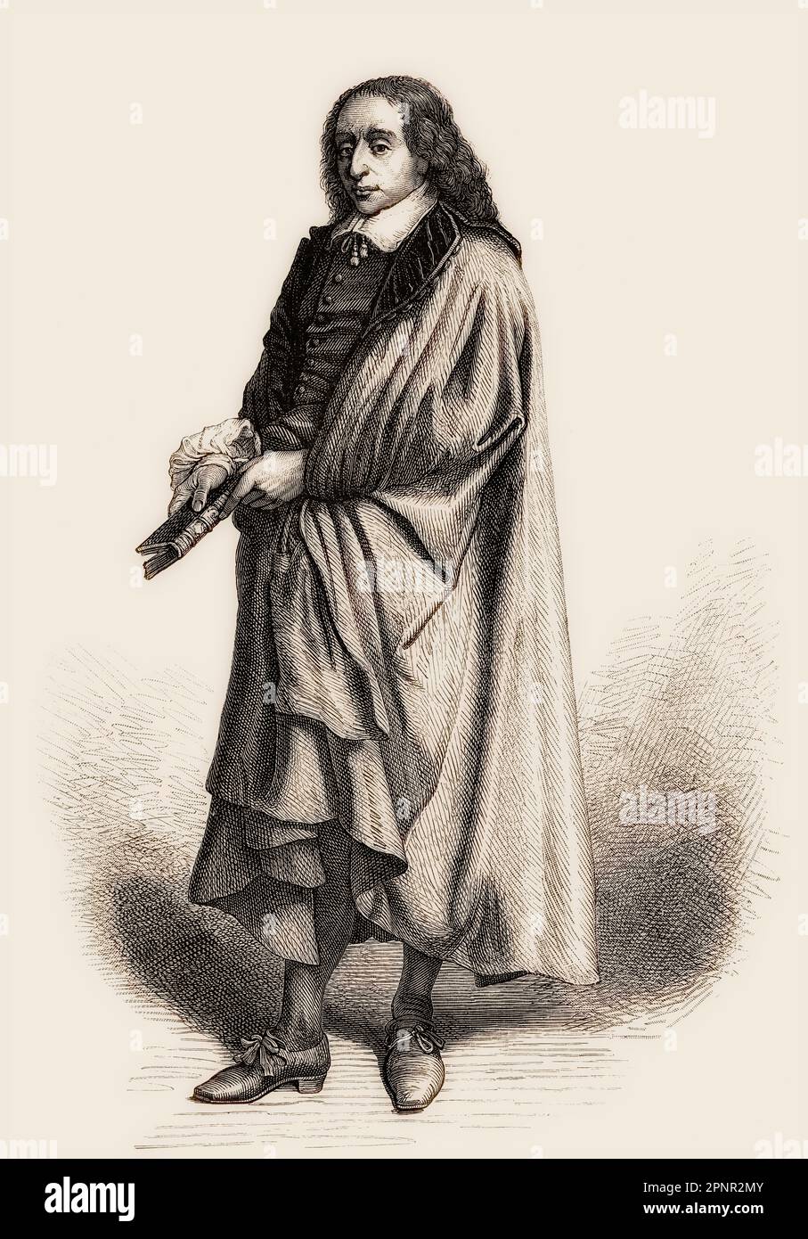Blaise Pascal, 1623 – 1662, mathématicien français et théologien catholique Banque D'Images