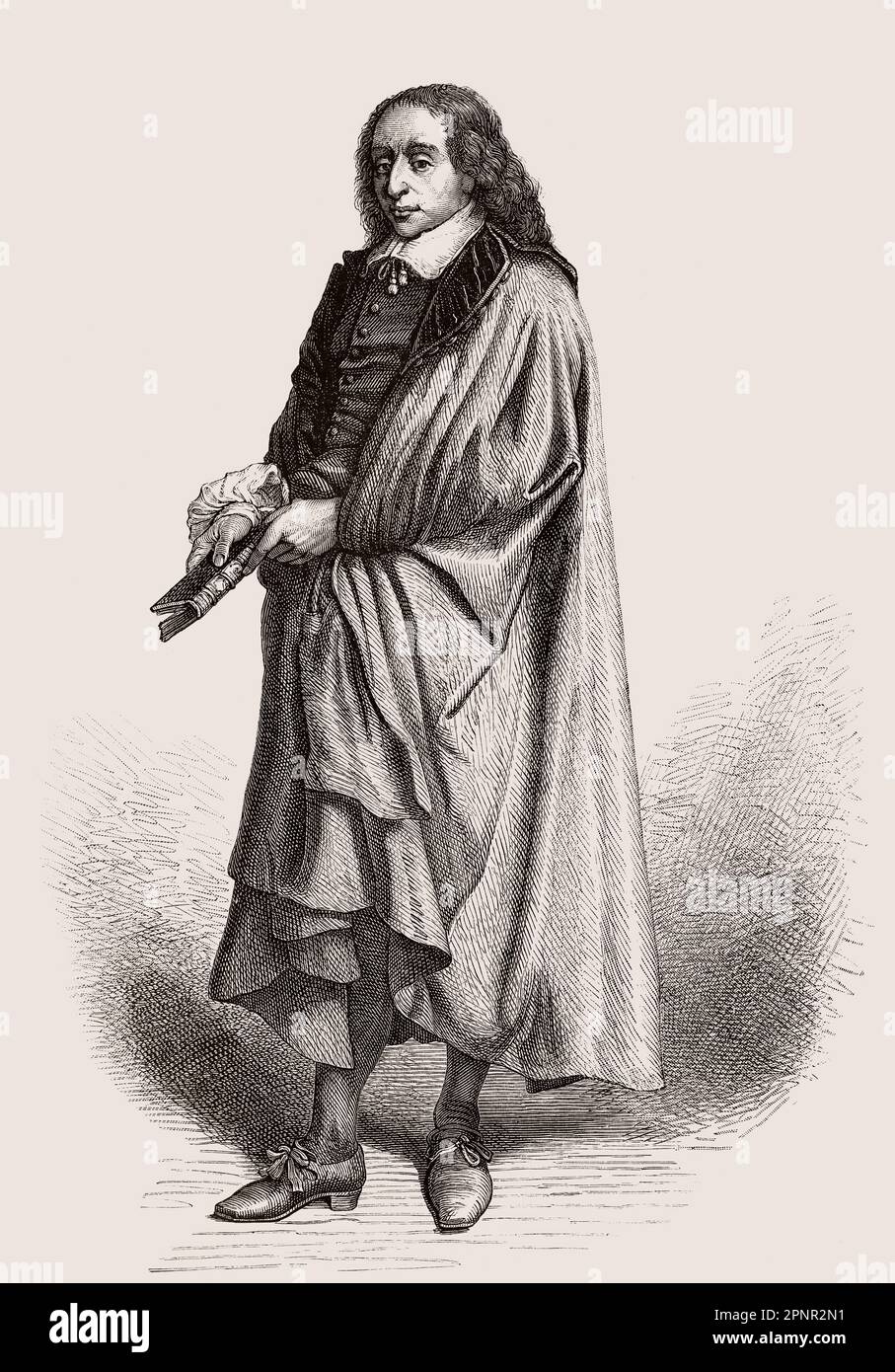 Blaise Pascal, 1623 – 1662, mathématicien français et théologien catholique Banque D'Images