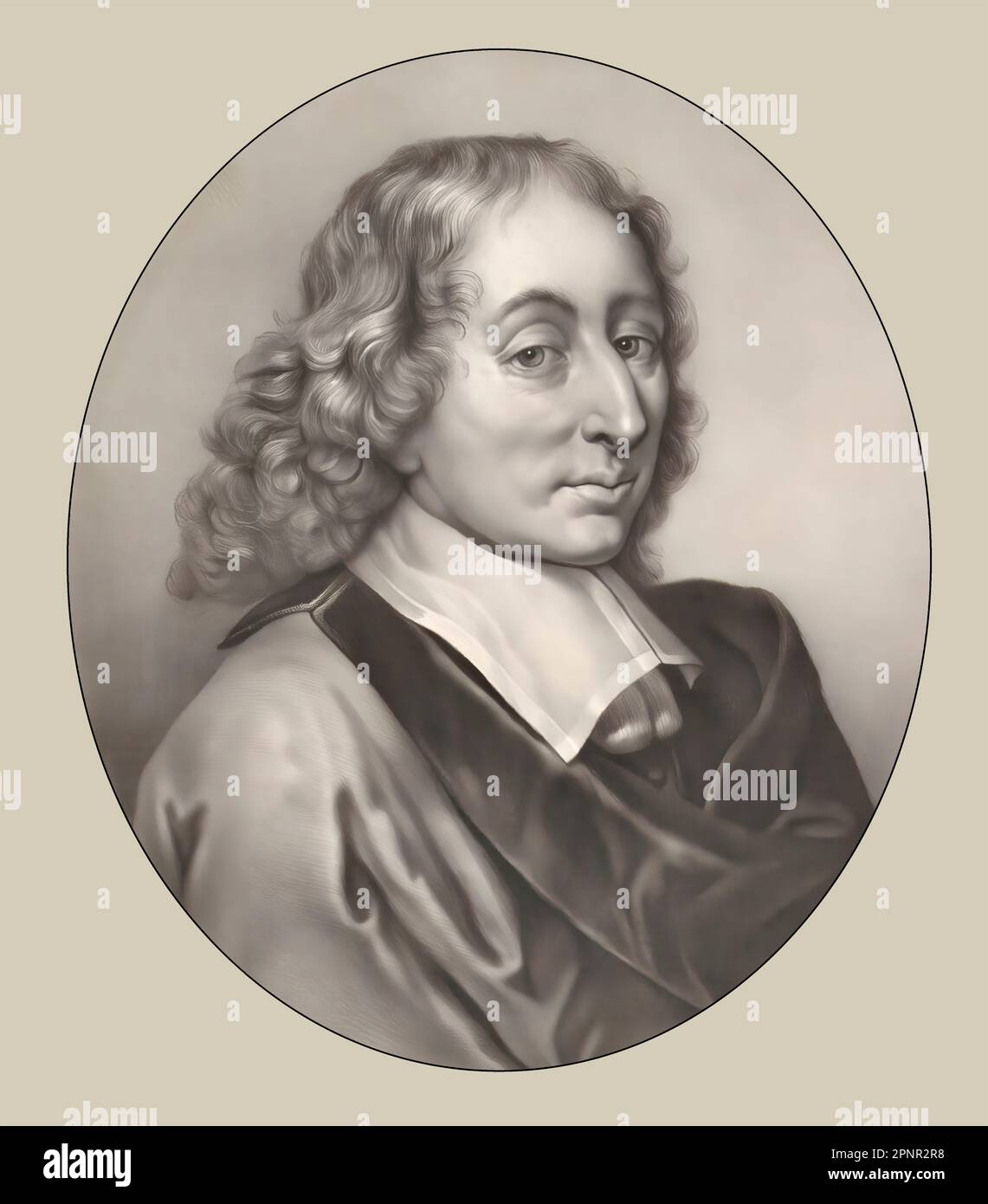 Blaise Pascal, 1623 – 1662, mathématicien français et théologien catholique Banque D'Images