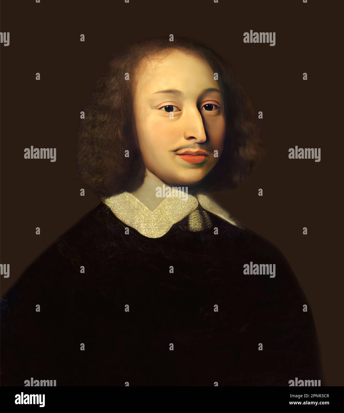 Blaise Pascal, 1623 – 1662, mathématicien français et théologien catholique Banque D'Images