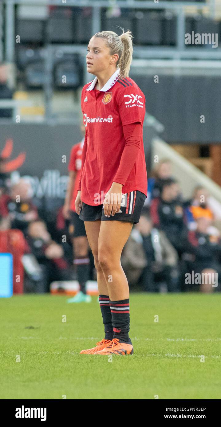 Leigh Sports Village, Leigh, Grand Manchester, Angleterre. 19th avril 2023. Alessia RUSSO de United, lors du Manchester United Women football Club V Arsenal Women's football Club à Leigh Sports Village, dans la Barclays Women's Super League/Women's Super League. (Image de crédit : ©Cody Froggatt/Alamy Live News) Banque D'Images