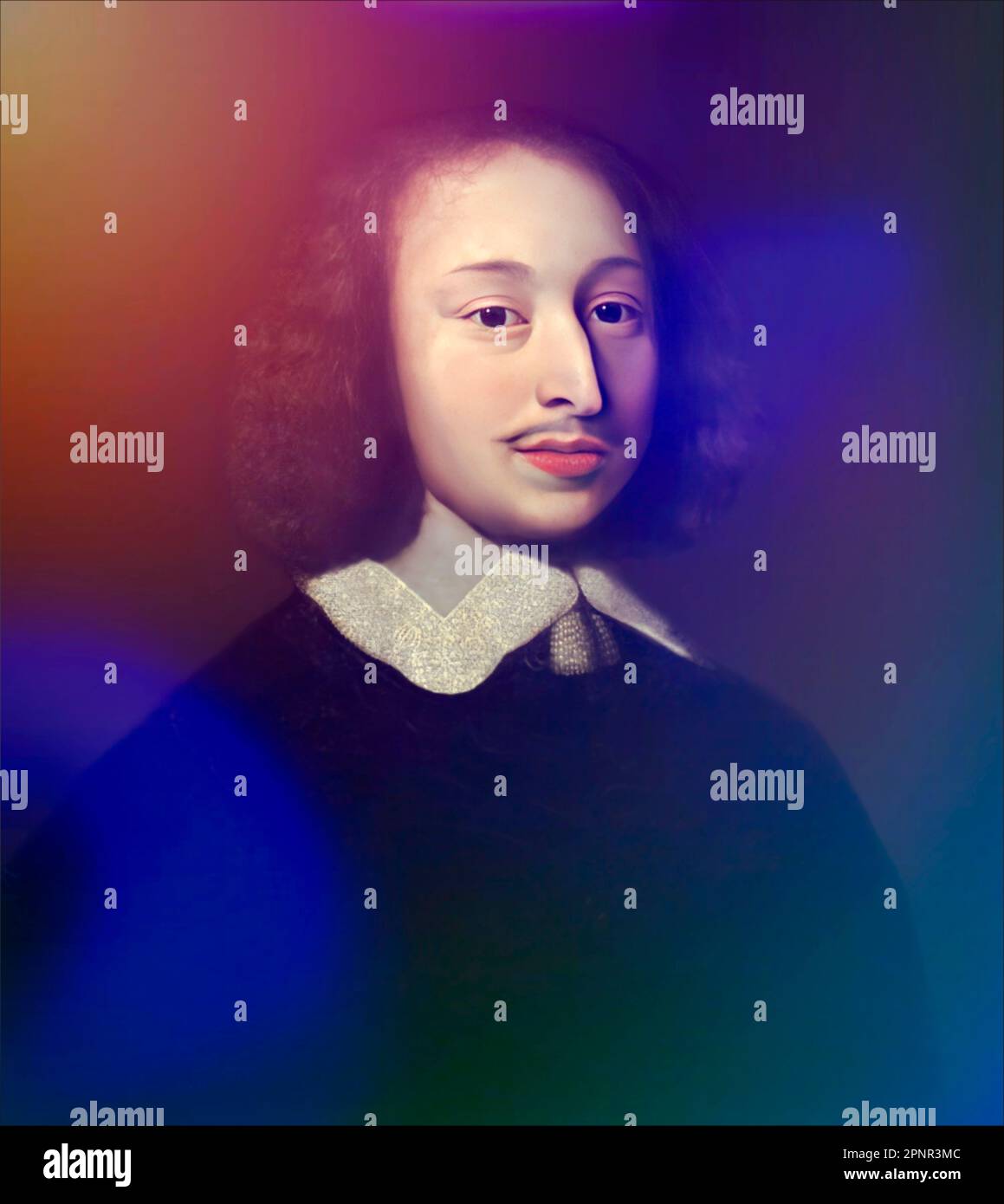 Blaise Pascal, 1623 – 1662, mathématicien français et théologien catholique Banque D'Images