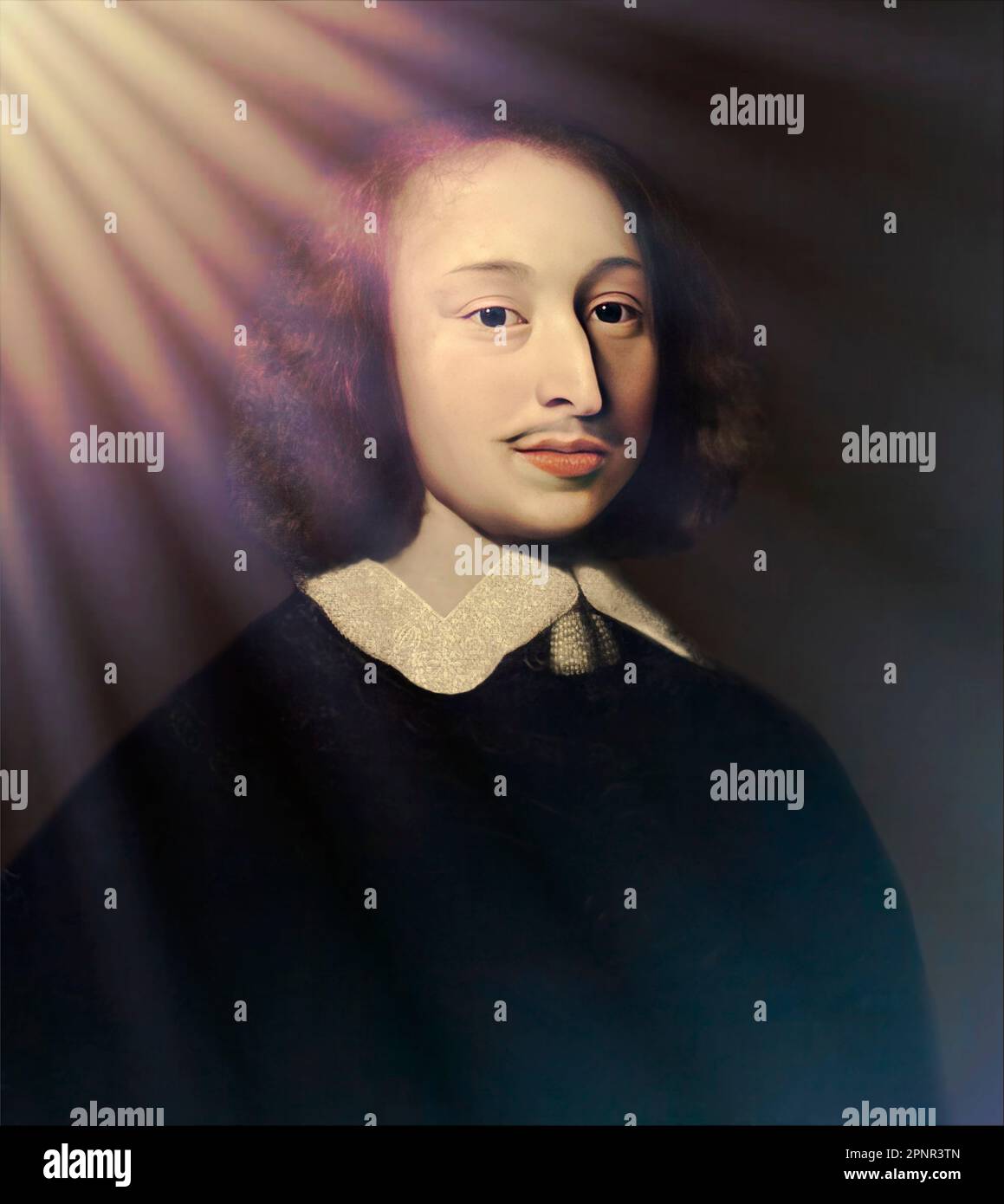 Blaise Pascal, 1623 – 1662, mathématicien français et théologien catholique Banque D'Images