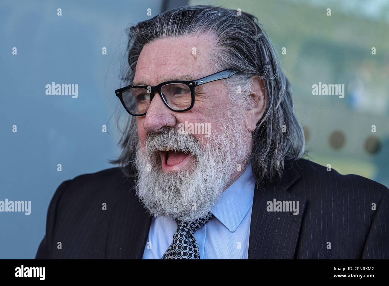 Ricky Tomlinson est présent au Betfred Super League Round 10 Match St Helens vs Warrington Wolves au stade Totally Wicked, St Helens, Royaume-Uni, 20th avril 2023 (photo de Mark Cosgrove/News Images) Banque D'Images